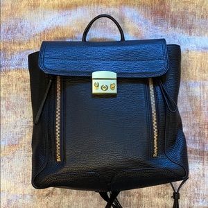 3.1 Phillip Lim Black Backpack Pashli Leather